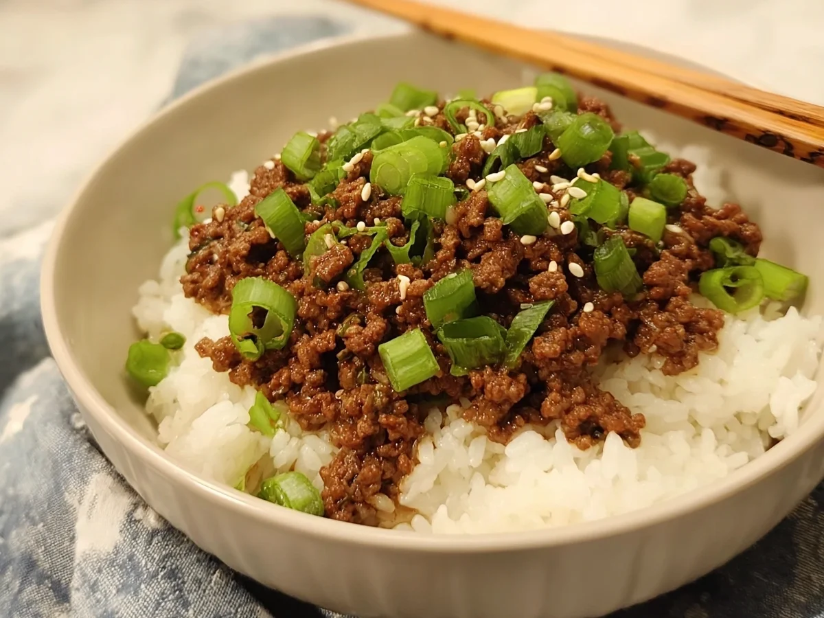25-Minute Korean Ground Beef Bowl: Easy Weeknight Meal - Image 2