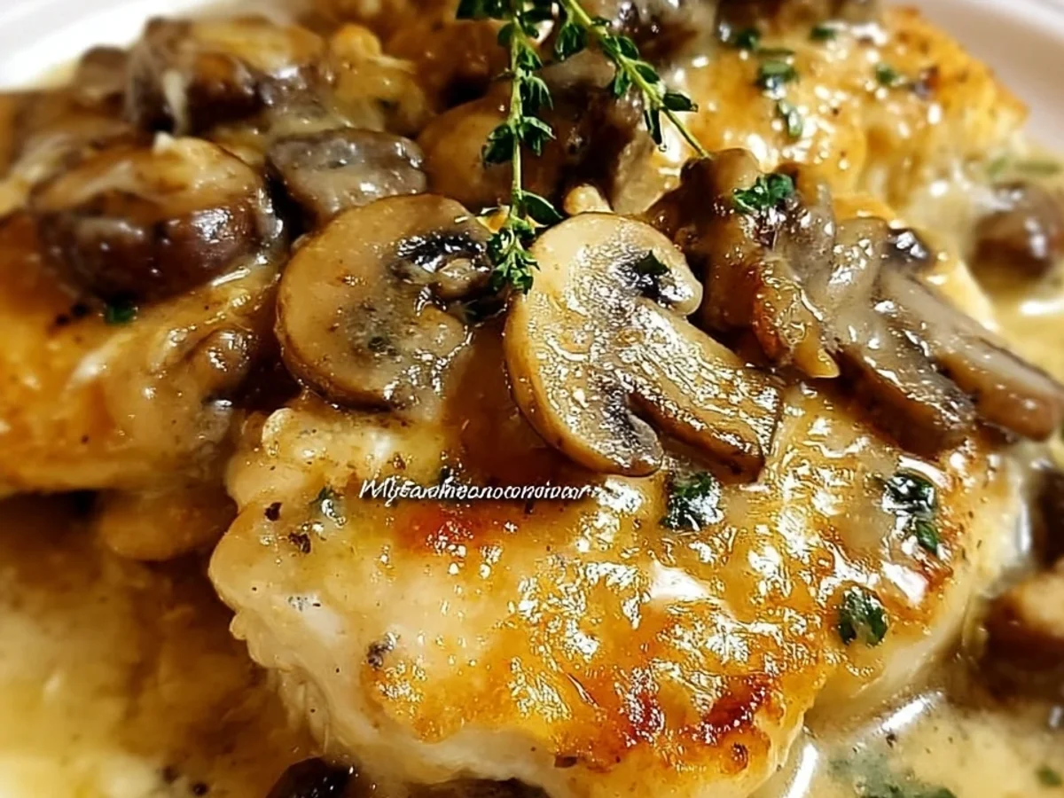 30-Min Creamy Mushroom Asiago Chicken Dinner - Image 2