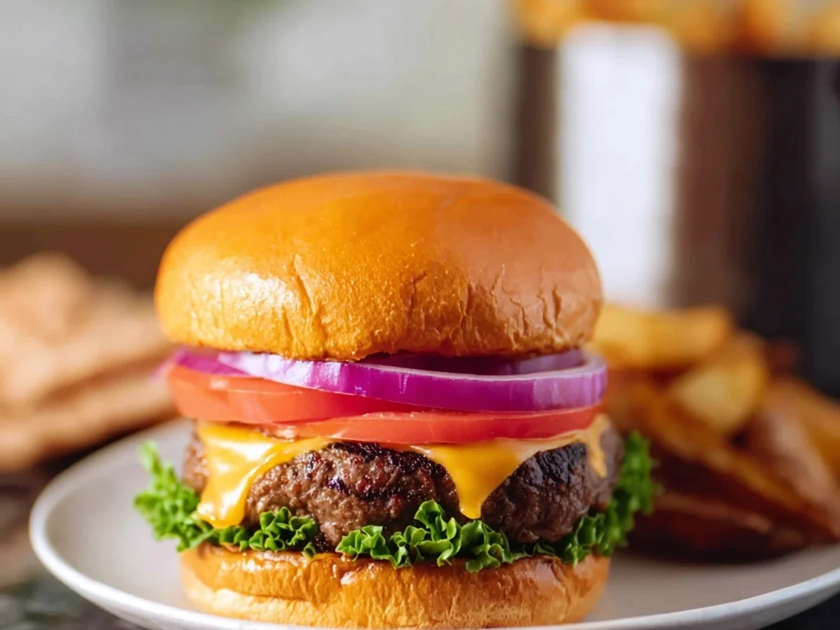 Air Fryer Frozen Burgers: Quick, Juicy Weeknight Meal - Image 2