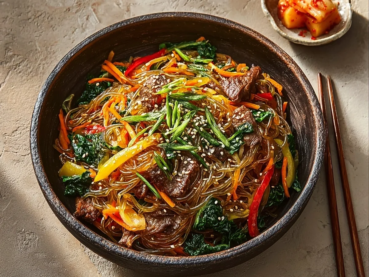 Authentic Korean Japchae Noodles: A Family Favorite - Image 2