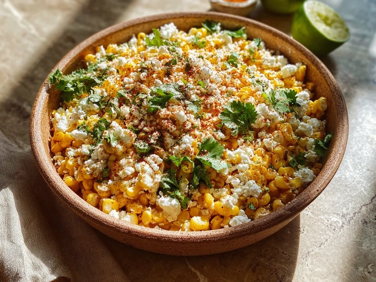 Authentic Mexican Street Corn Salad: Creamy, Tangy, Fresh - Image 2