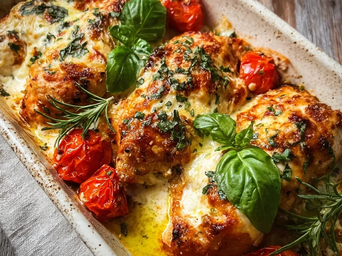 Baked Ricotta Chicken Recipe - Creamy Restaurant Quality - Image 1