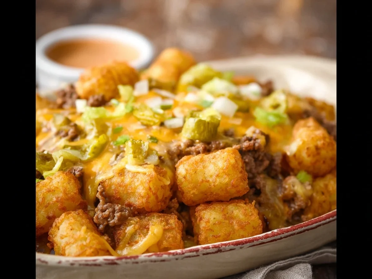 Big Mac Tater Tot Casserole: Hearty Dinner Delight - Image 1