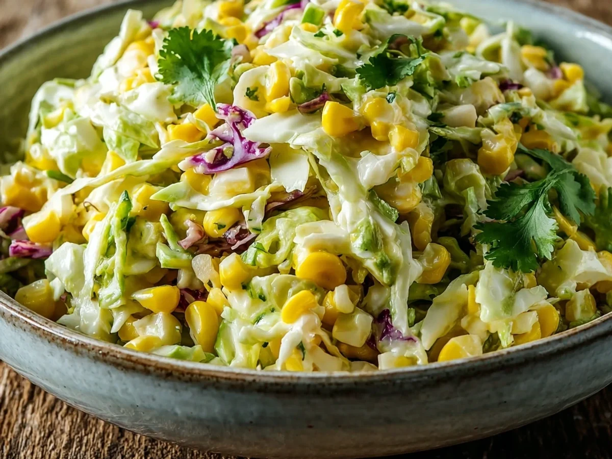 Bold Jalapeno Corn Coleslaw: A Zesty Summer Side - Image 1