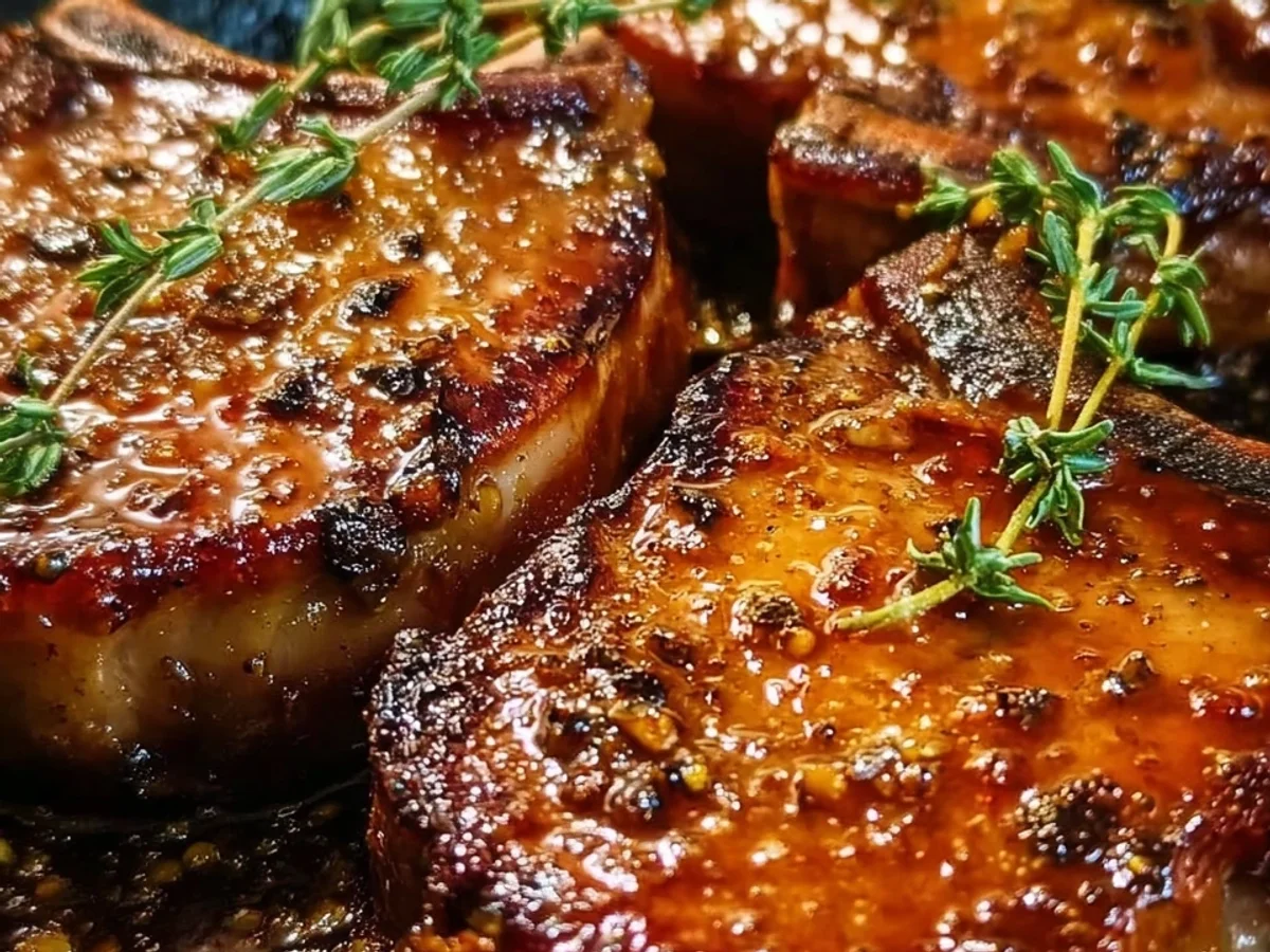 Brown Sugar Garlic Lamb Chops: Quick Skillet Dinner - Image 1