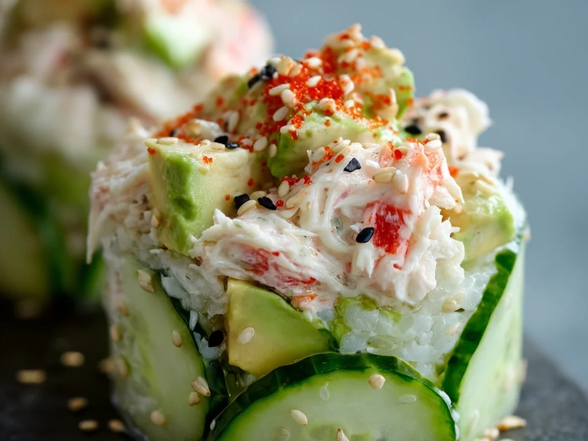 California Roll Cucumber Salad: Fresh & Easy - Image 1
