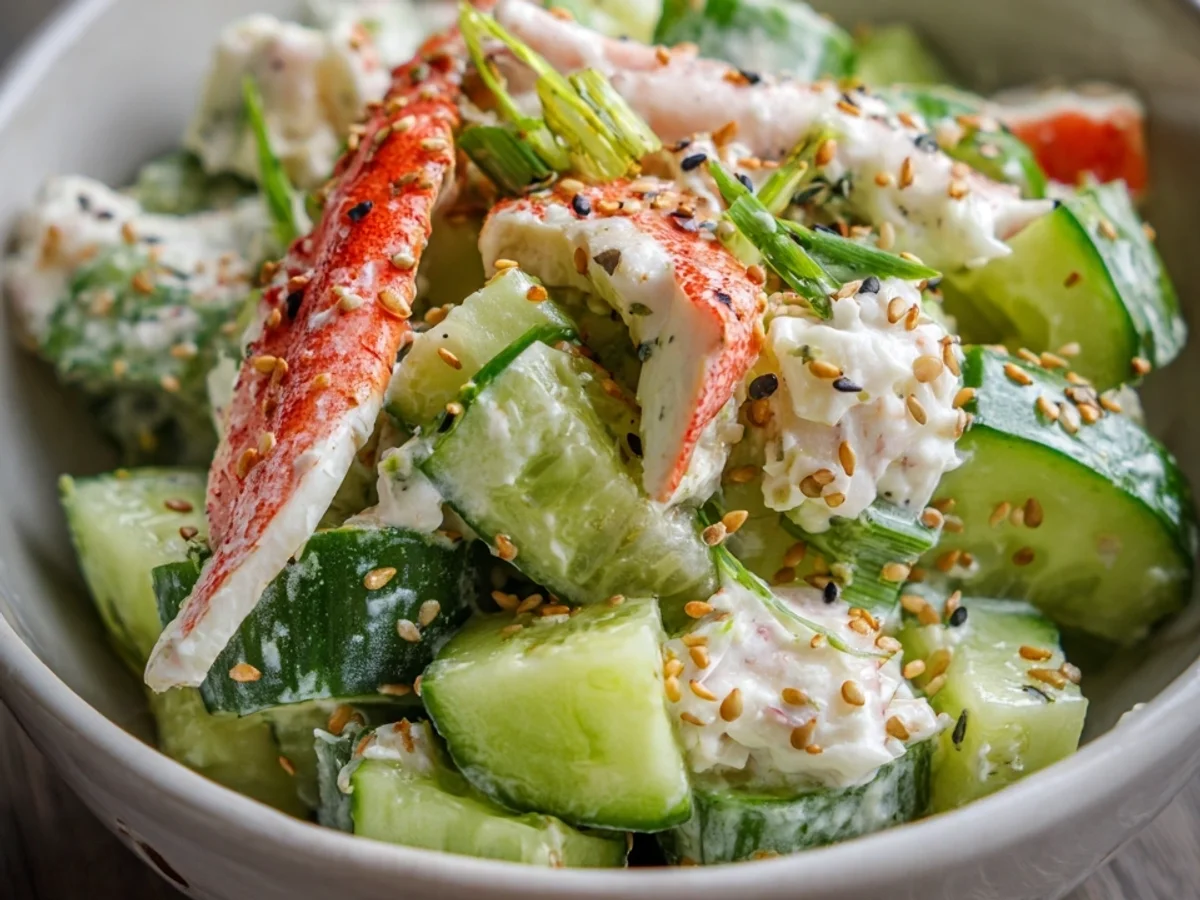 California Roll Cucumber Salad: Fresh & Easy - Image 2