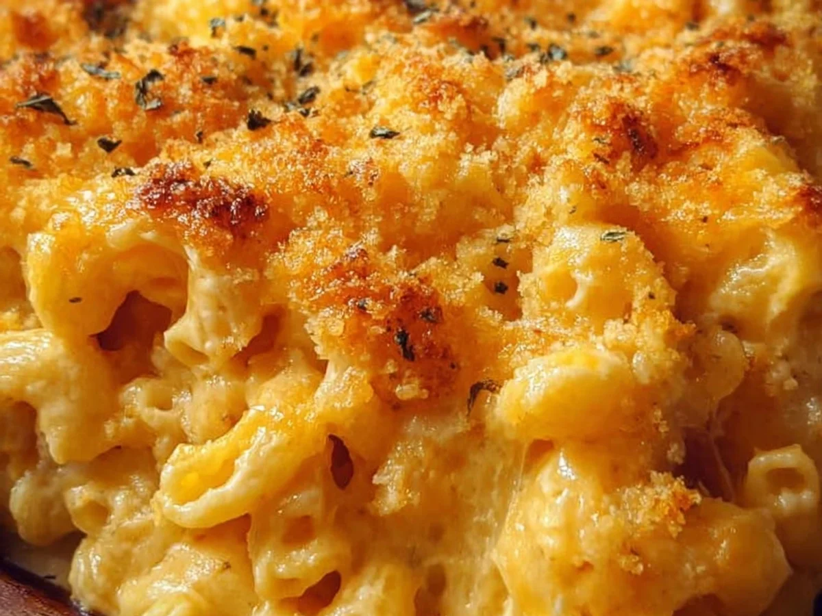 Cheesy Baked Mac and Cheese: Creamy Dinner Delight - Image 1