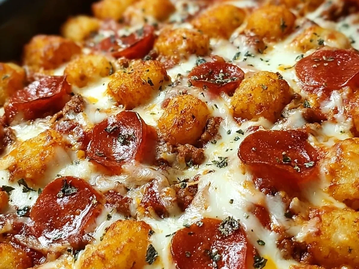 Cheesy Pizza Tot Casserole: A Family Favorite Dinner - Image 2
