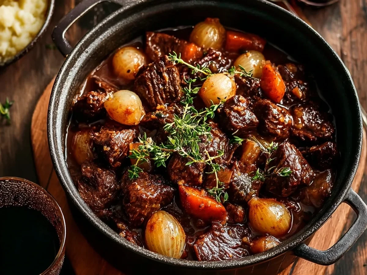 Classic Beef Bourguignon: Rich, Tender French Stew - Image 1