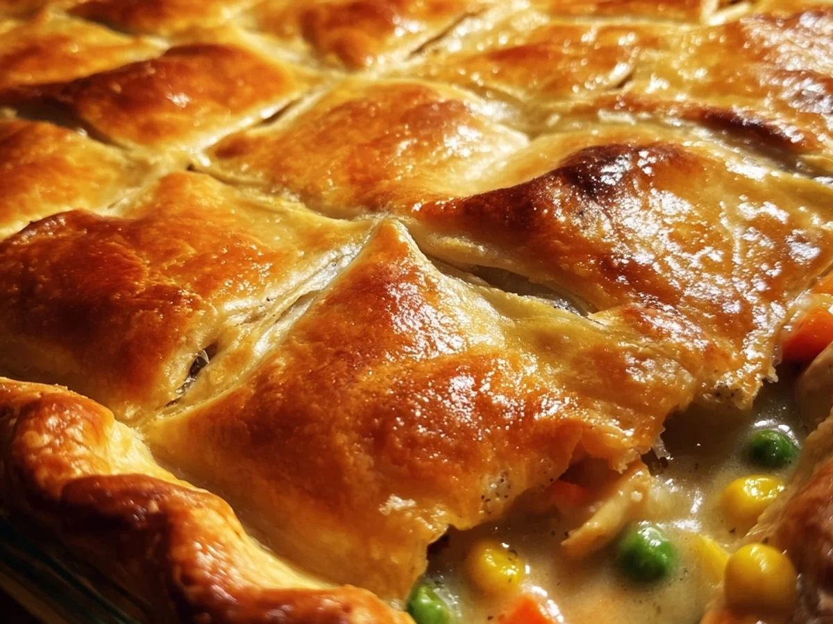 Classic Chicken Pot Pie with Flaky Homemade Crust - Image 2