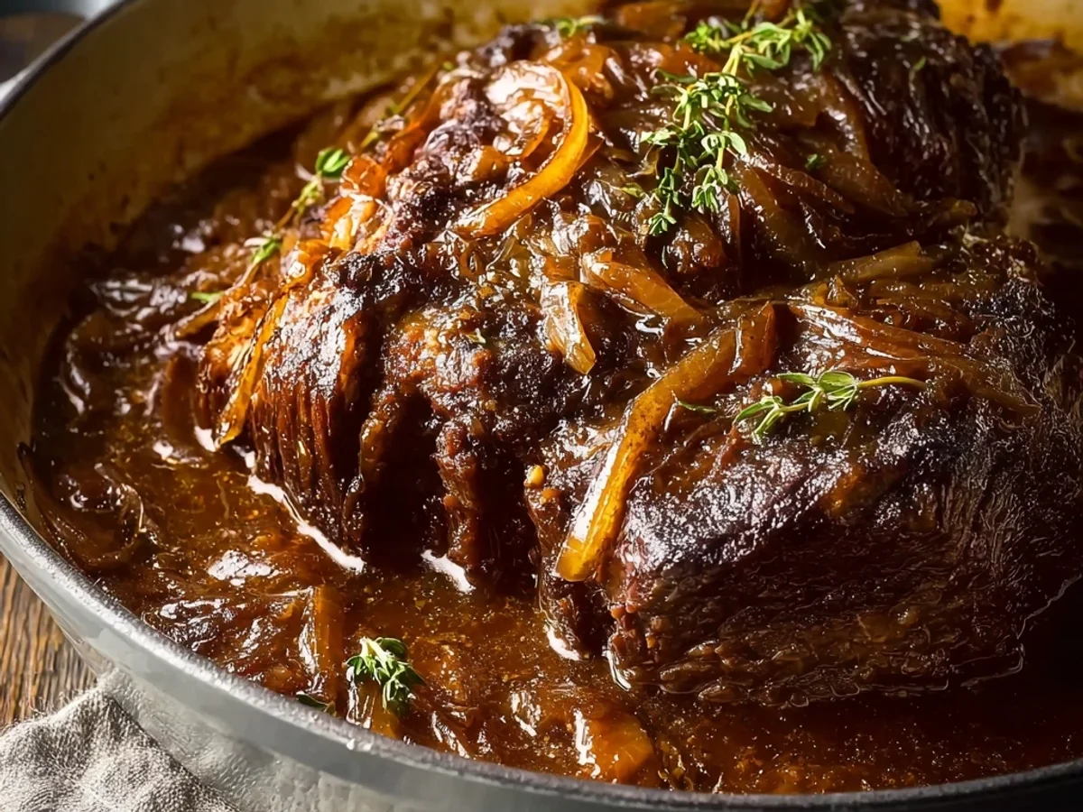 Comforting French Onion Pot Roast: Slow-Cooked Delight - Image 2