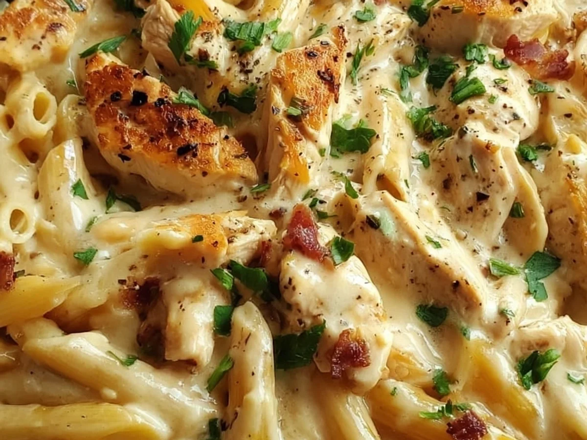 Crack Chicken Penne: Creamy, Quick Dinner Recipe - Image 1