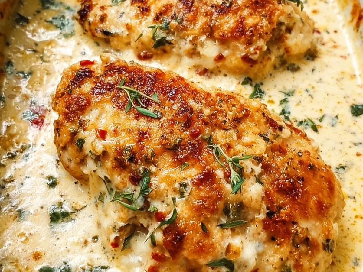 Creamy Baked Chicken Breasts with Garlic Herb Sauce - Image 2