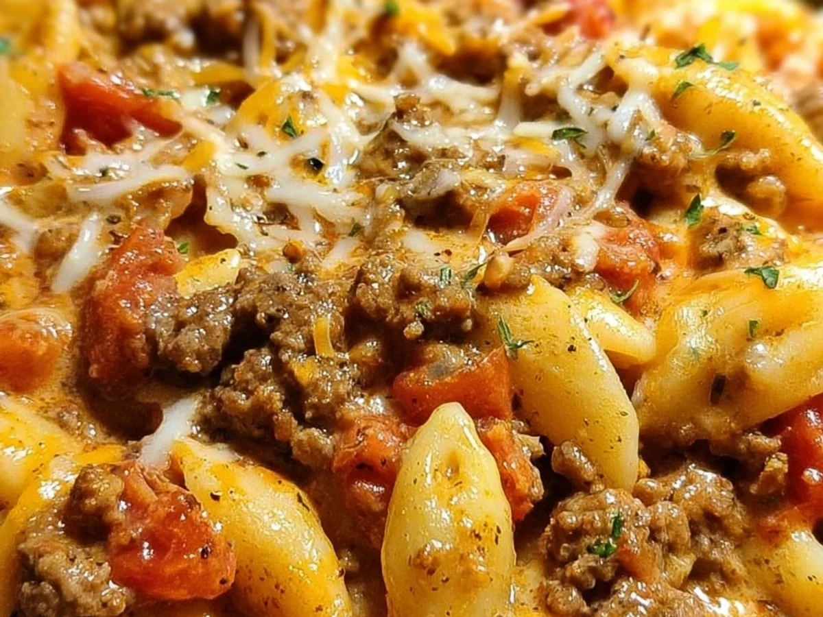 Creamy Beef Pasta: Hearty Italian Dinner - Image 1
