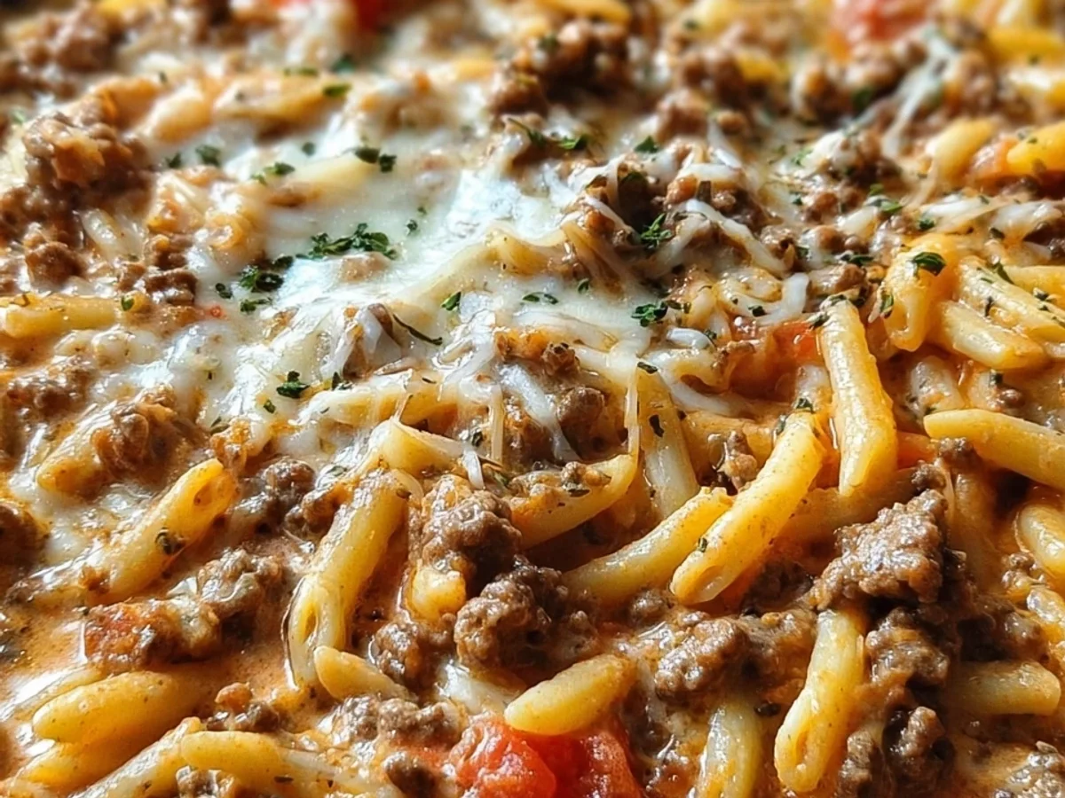 Creamy Beef Pasta: Hearty Italian Dinner - Image 2
