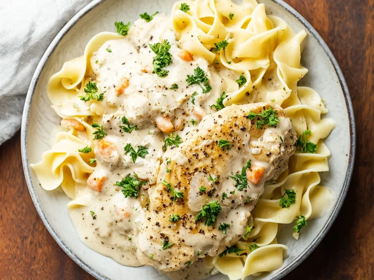 Creamy Chicken Skillet Recipe - 30 Minute Dinner - Image 1
