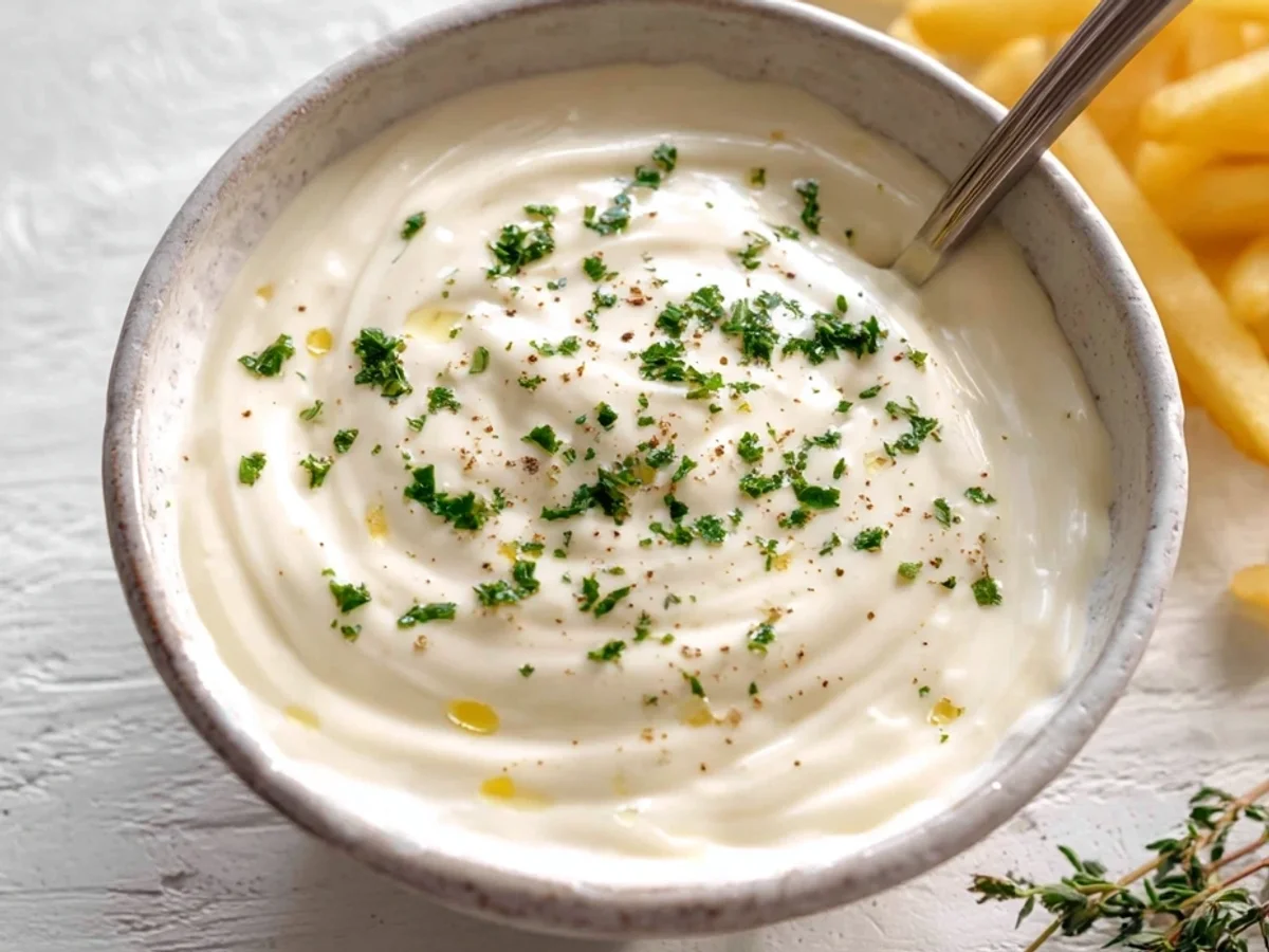 Creamy Garlic Aioli: Simple & Rich Homemade Dip - Image 2