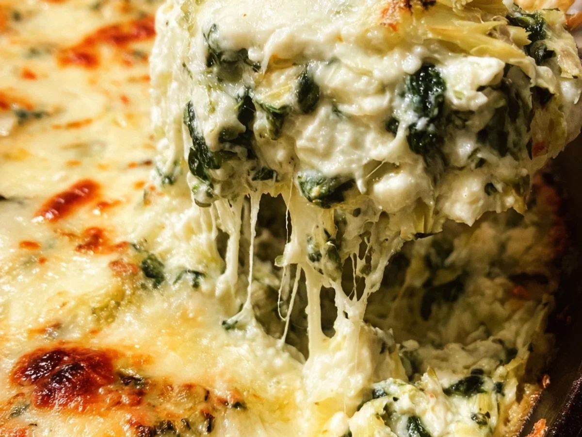 Creamy Hot Spinach Artichoke Dip Recipe - Image 1