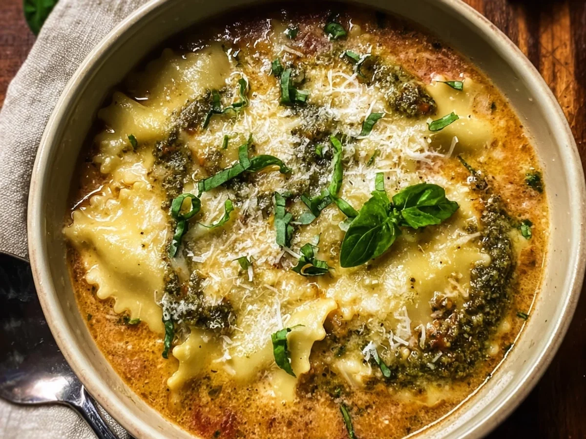 Creamy Lasagna Soup: Hearty Weeknight Bowl - Image 1