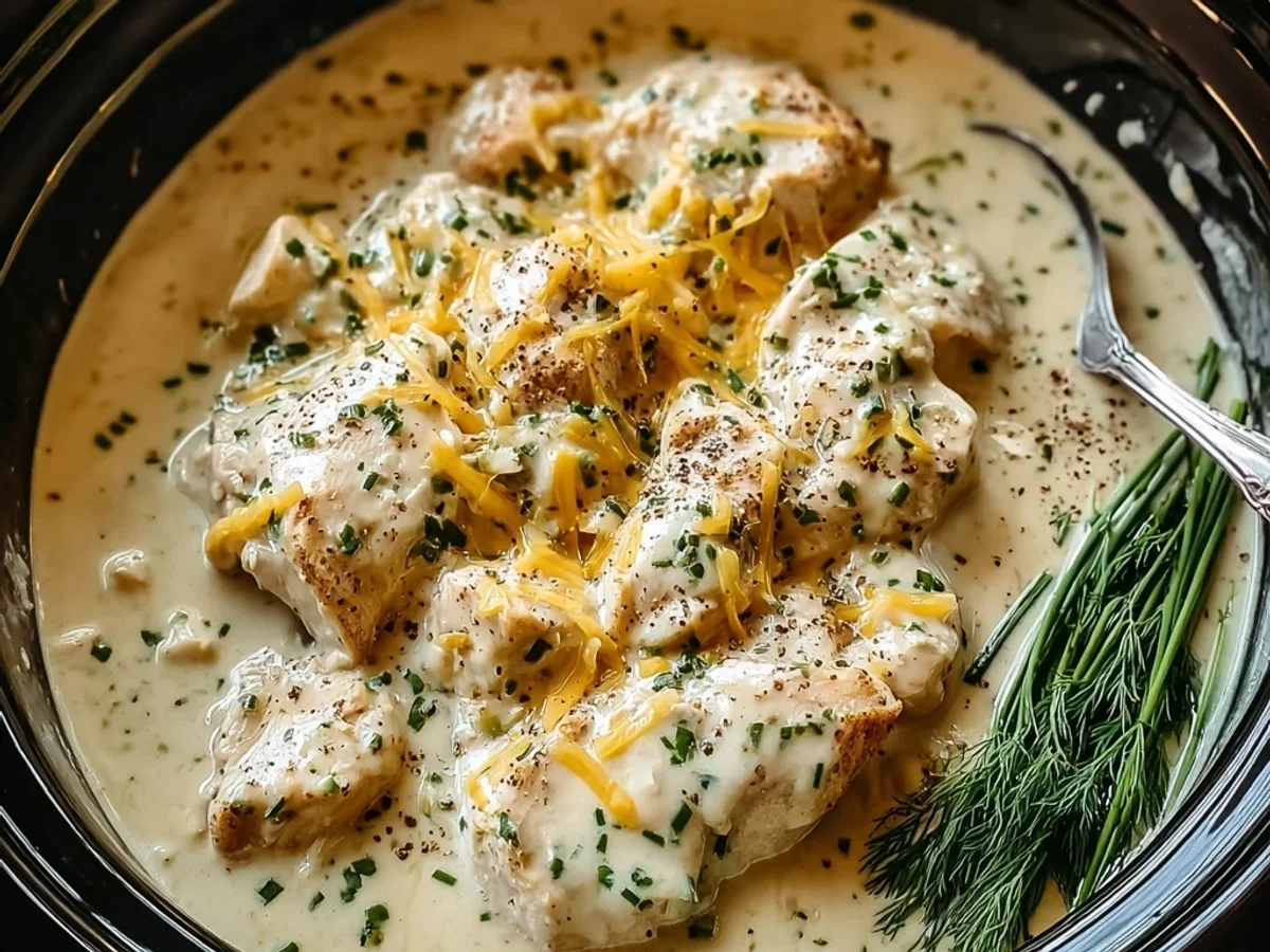 Creamy Ranch Chicken Crockpot Recipe - Easy & Tender - Image 2