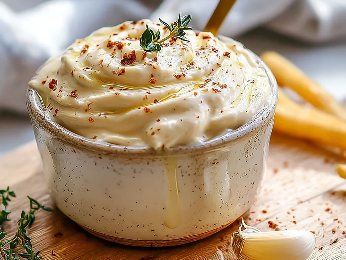 Creamy Roasted Garlic Aioli Sauce: Easy & Flavorful - Image 2