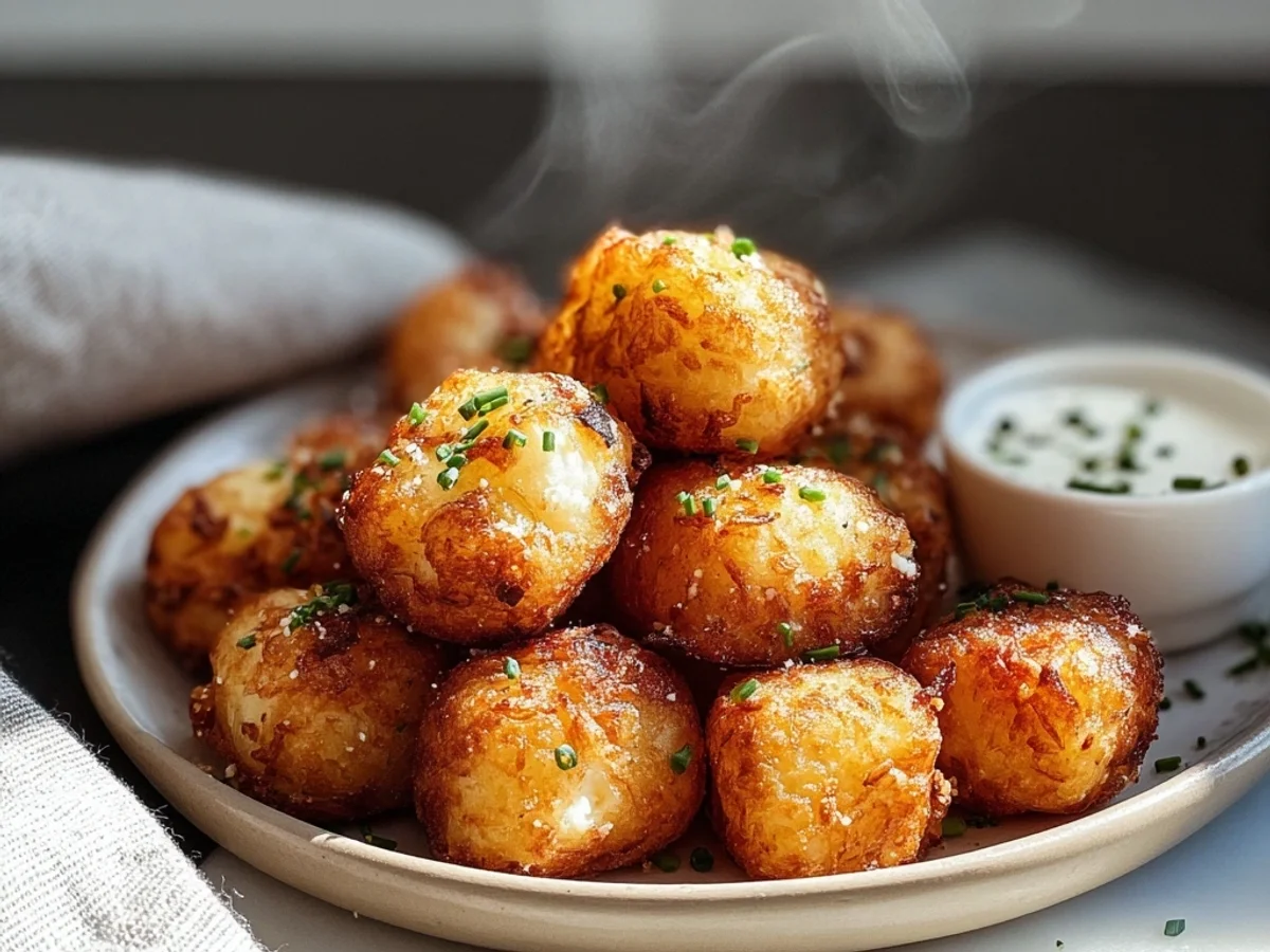 Crispy 2-Ingredient Cottage Cheese Tots: Quick Snack - Image 2