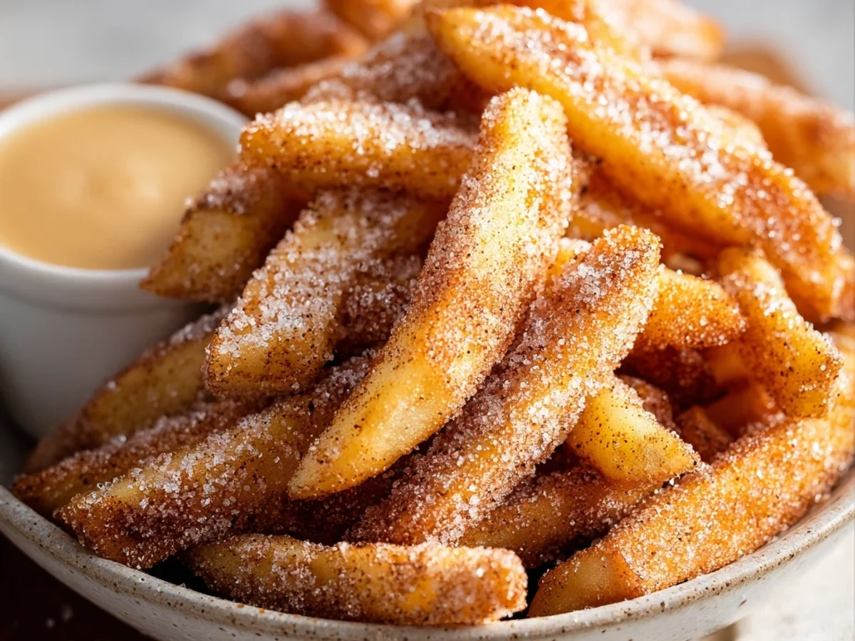 Crispy Air Fryer Apple Fries with Cinnamon Sugar - Image 1