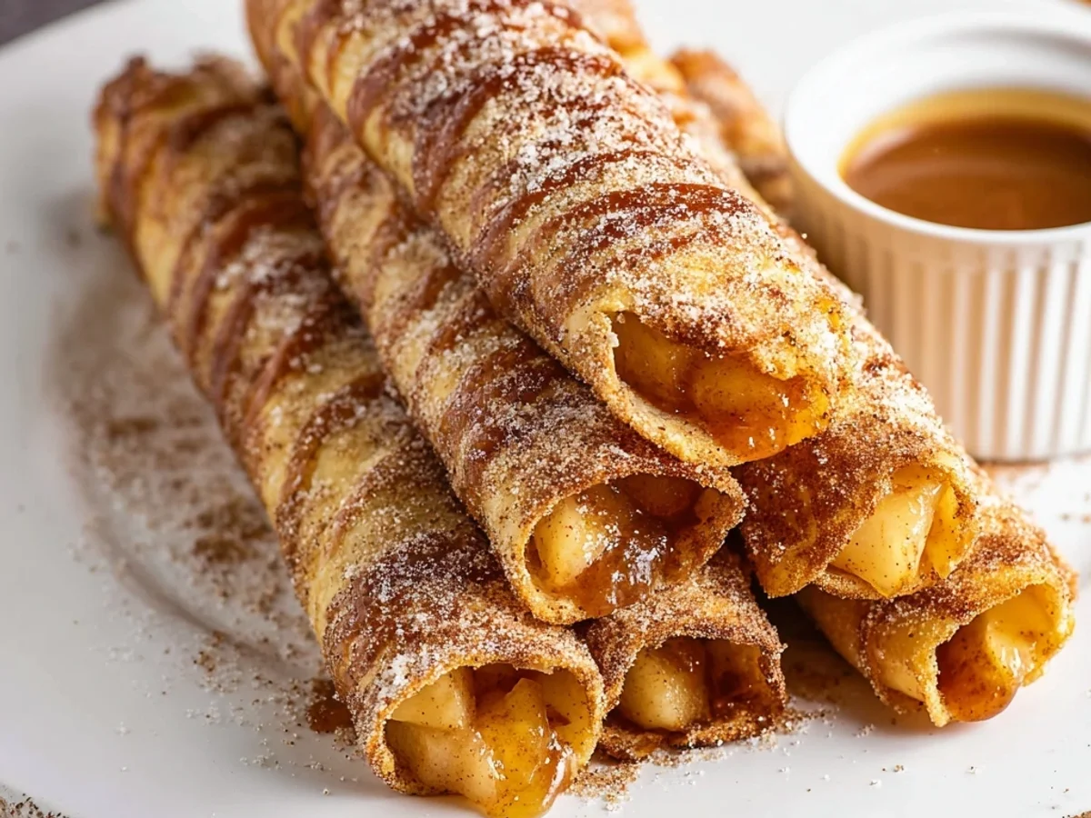 Crispy Air Fryer Apple Pie Taquitos: A Quick Treat - Image 1