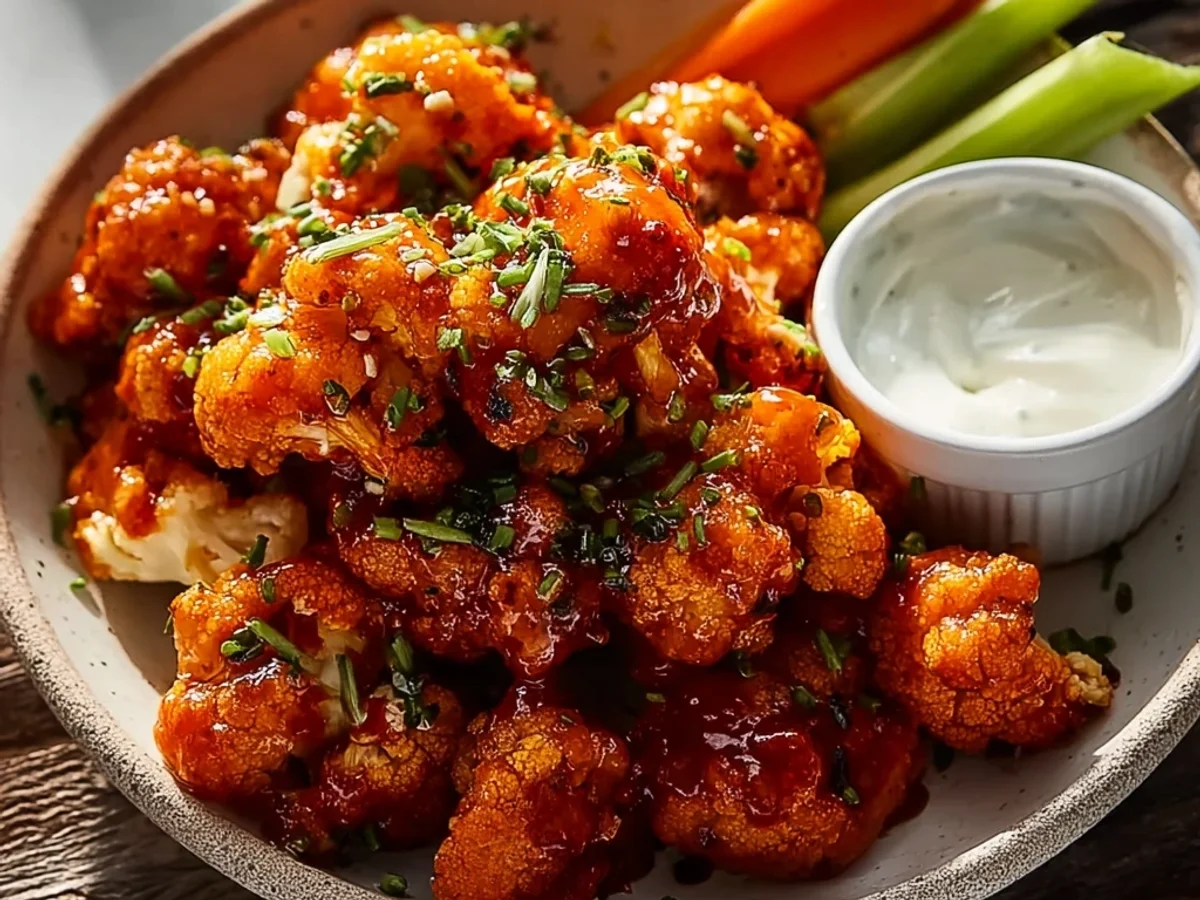 Crispy Air Fryer Buffalo Cauliflower Bites - Image 1