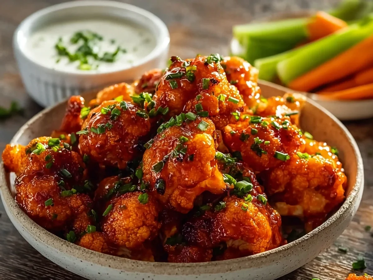 Crispy Air Fryer Buffalo Cauliflower Bites - Image 2