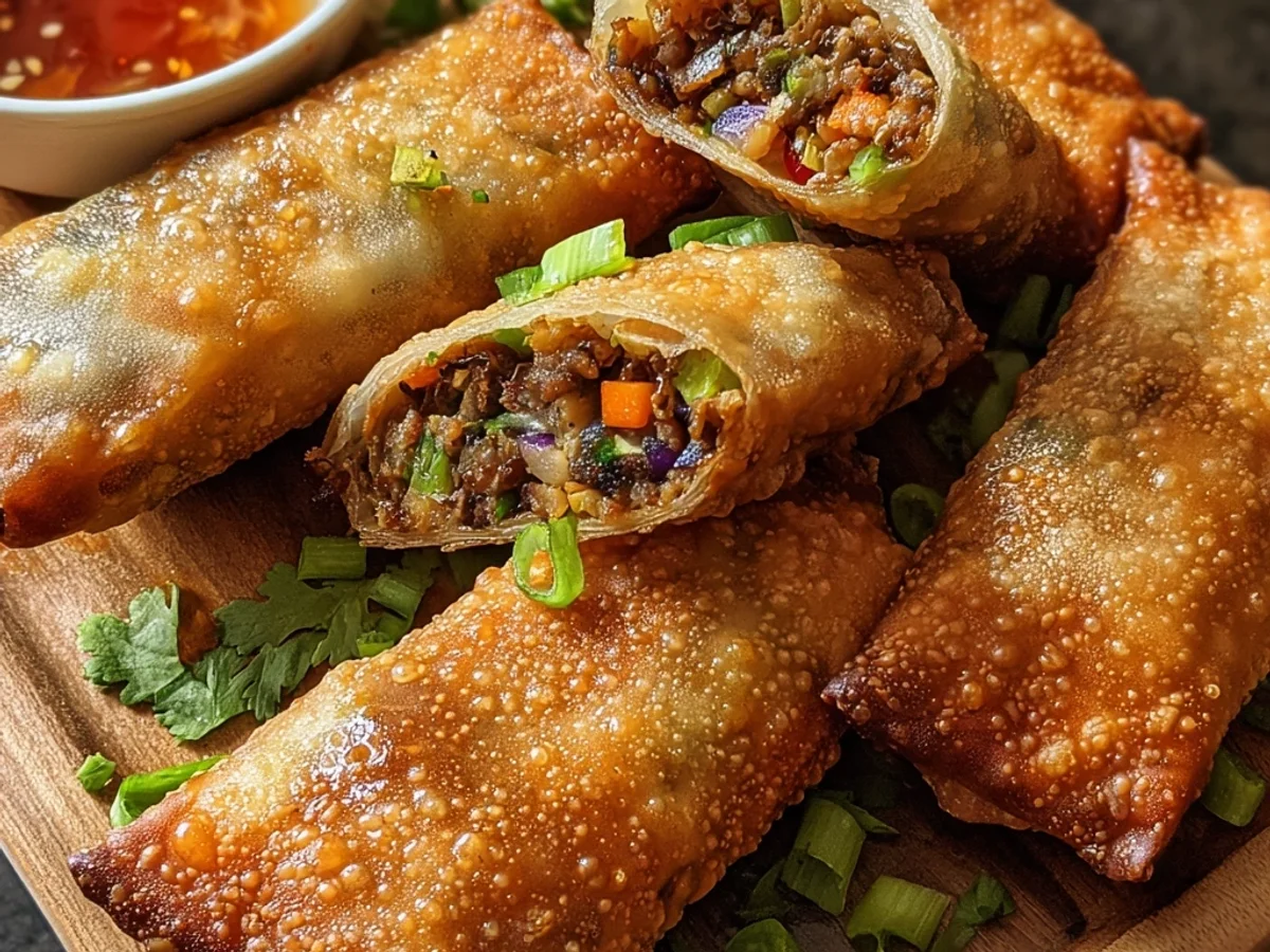 Crispy Air Fryer Egg Rolls: Easy Homemade Goodness - Image 1