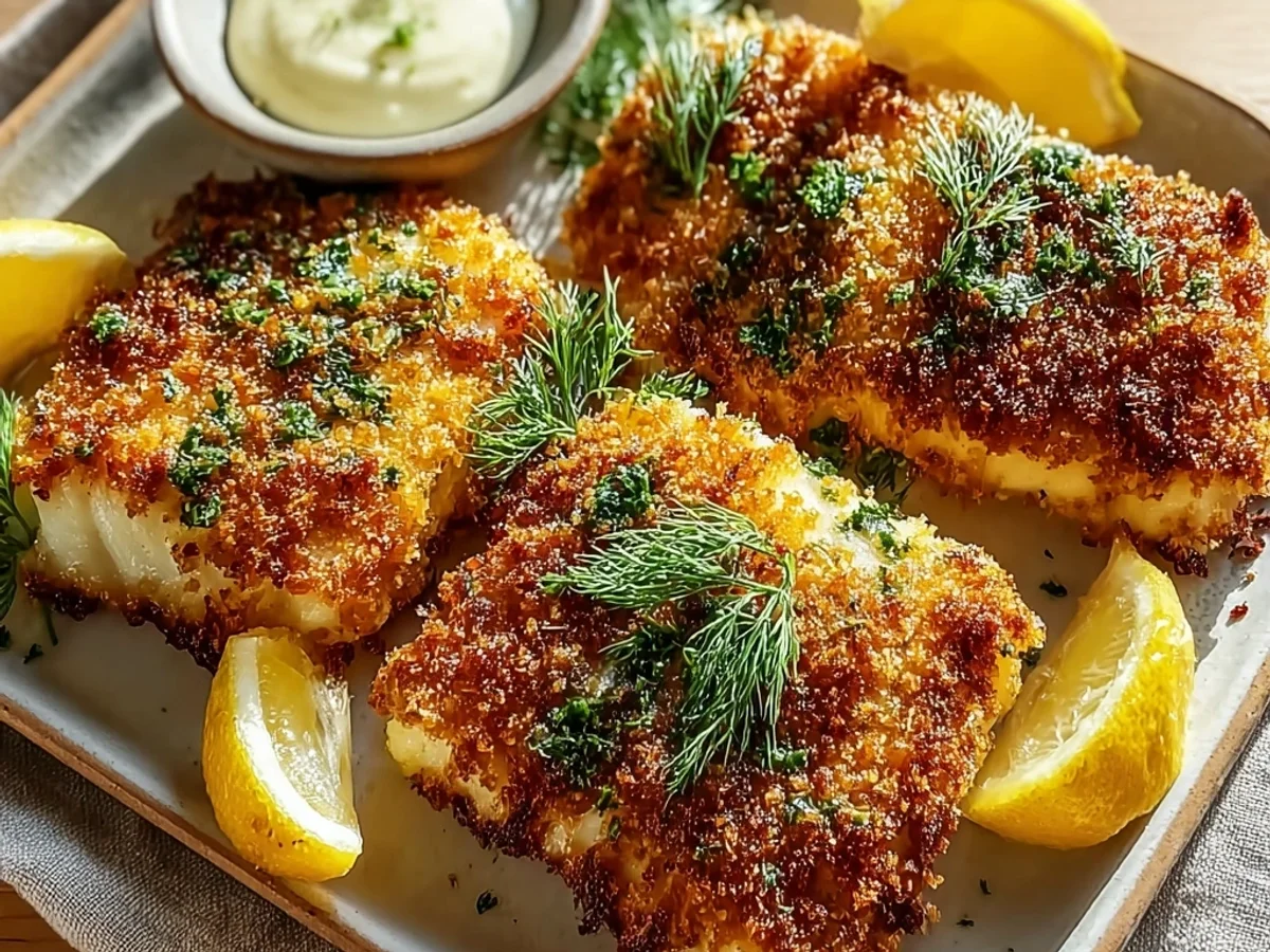 Crispy Air Fryer Parmesan Crusted Cod: Quick Dinner Hack - Image 1