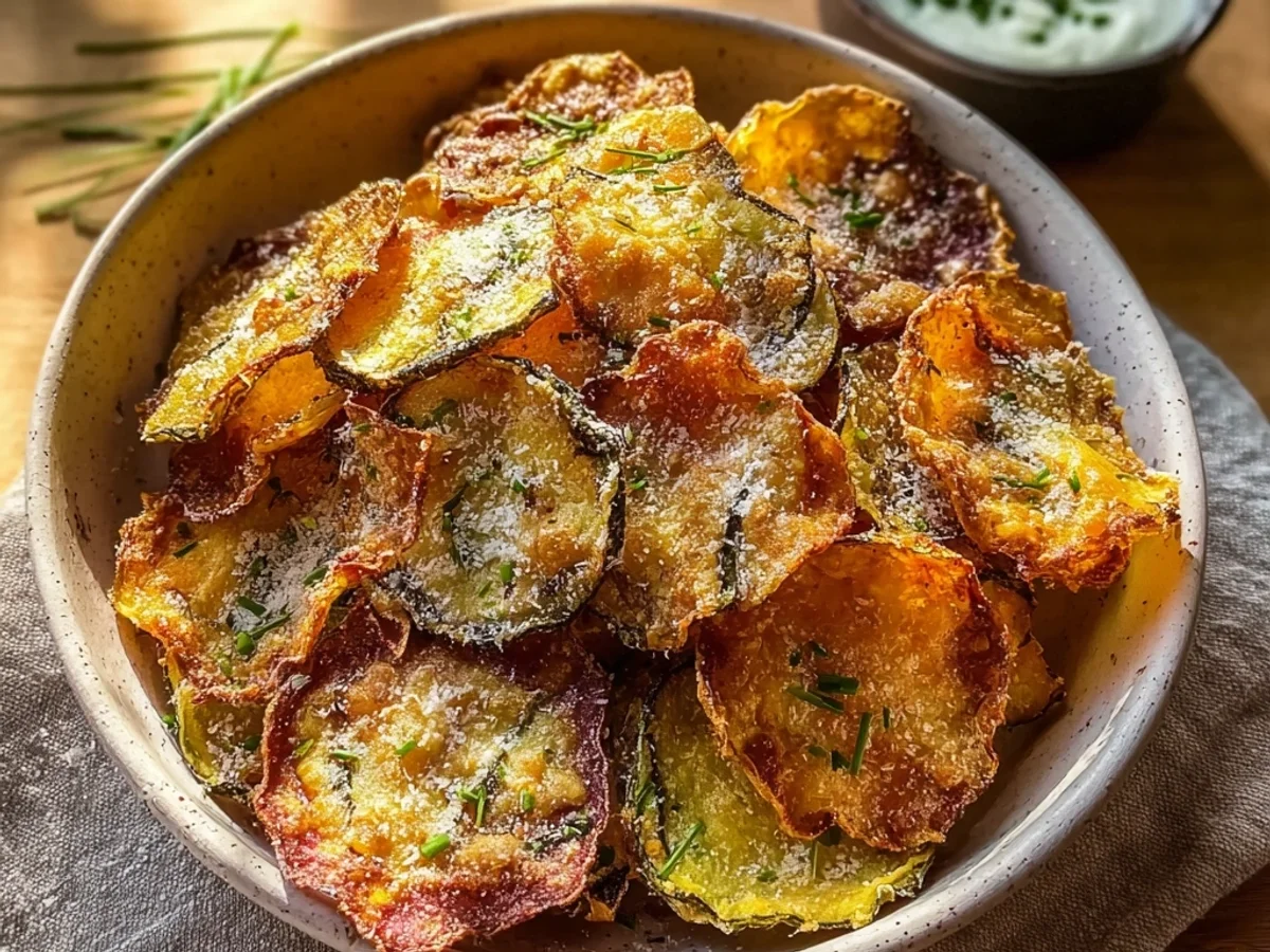 Crispy Air Fryer Parmesan Veggie Chips You'll Love - Image 2