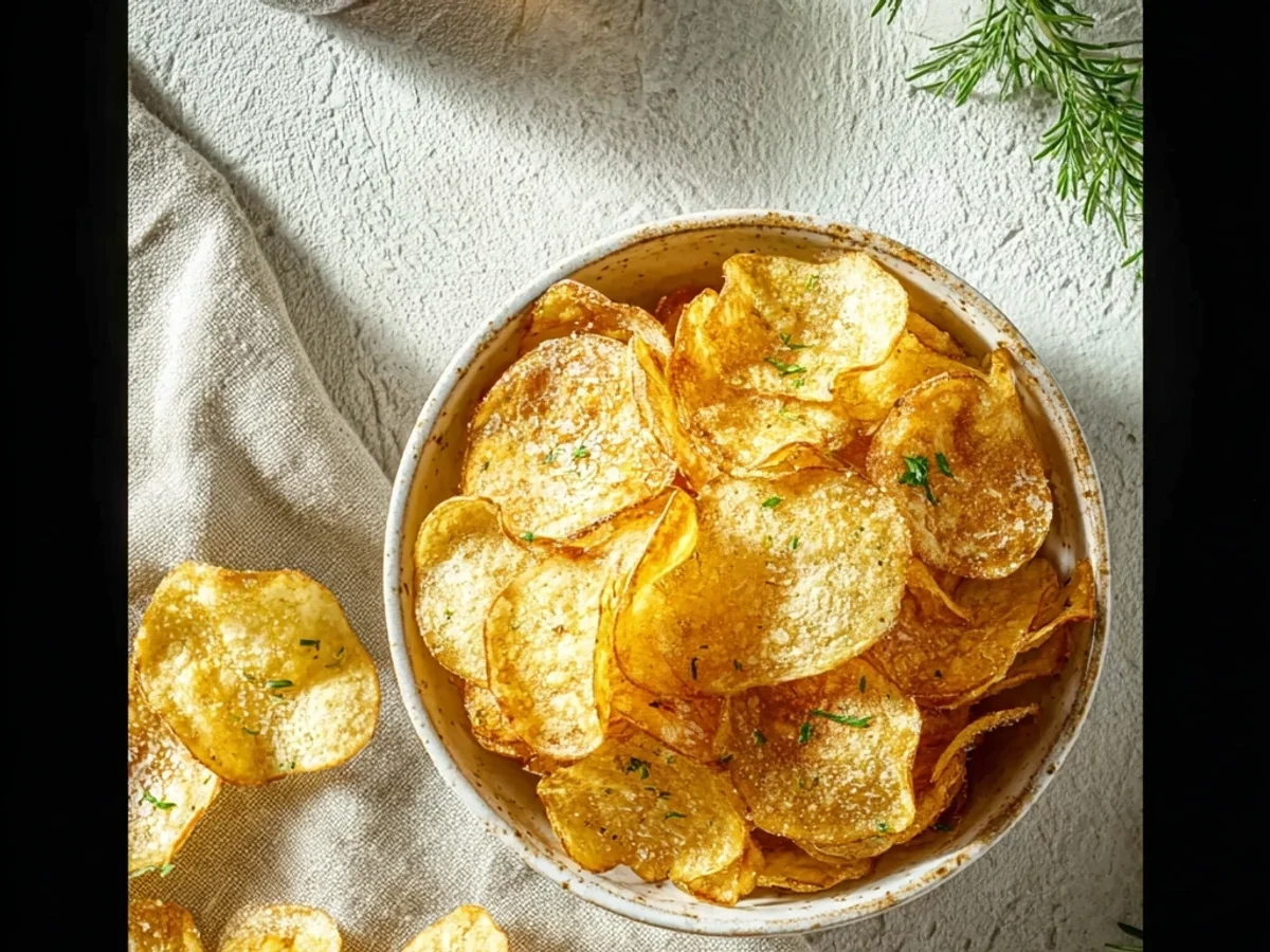 Crispy Air Fryer Potato Chips: Simple Homemade Snack - Image 1