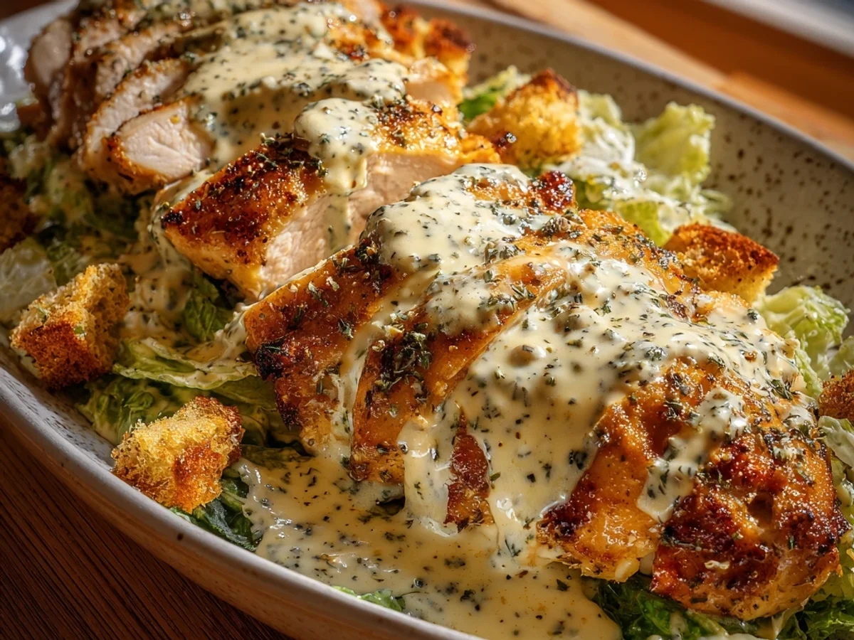 Crispy Baked Caesar Chicken - Tender & Flavor-Packed - Image 1