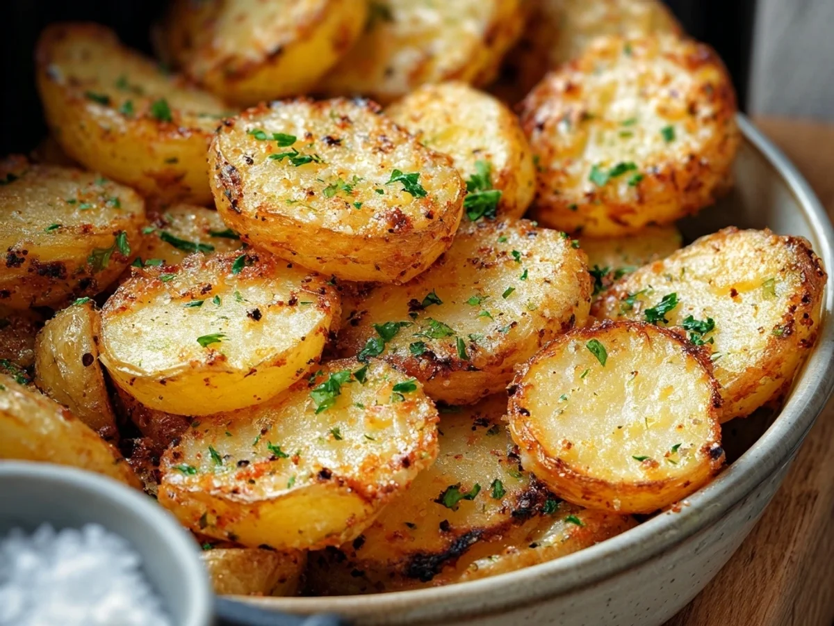 Crispy Easy Air Fryer Sliced Potatoes Recipe - Image 1