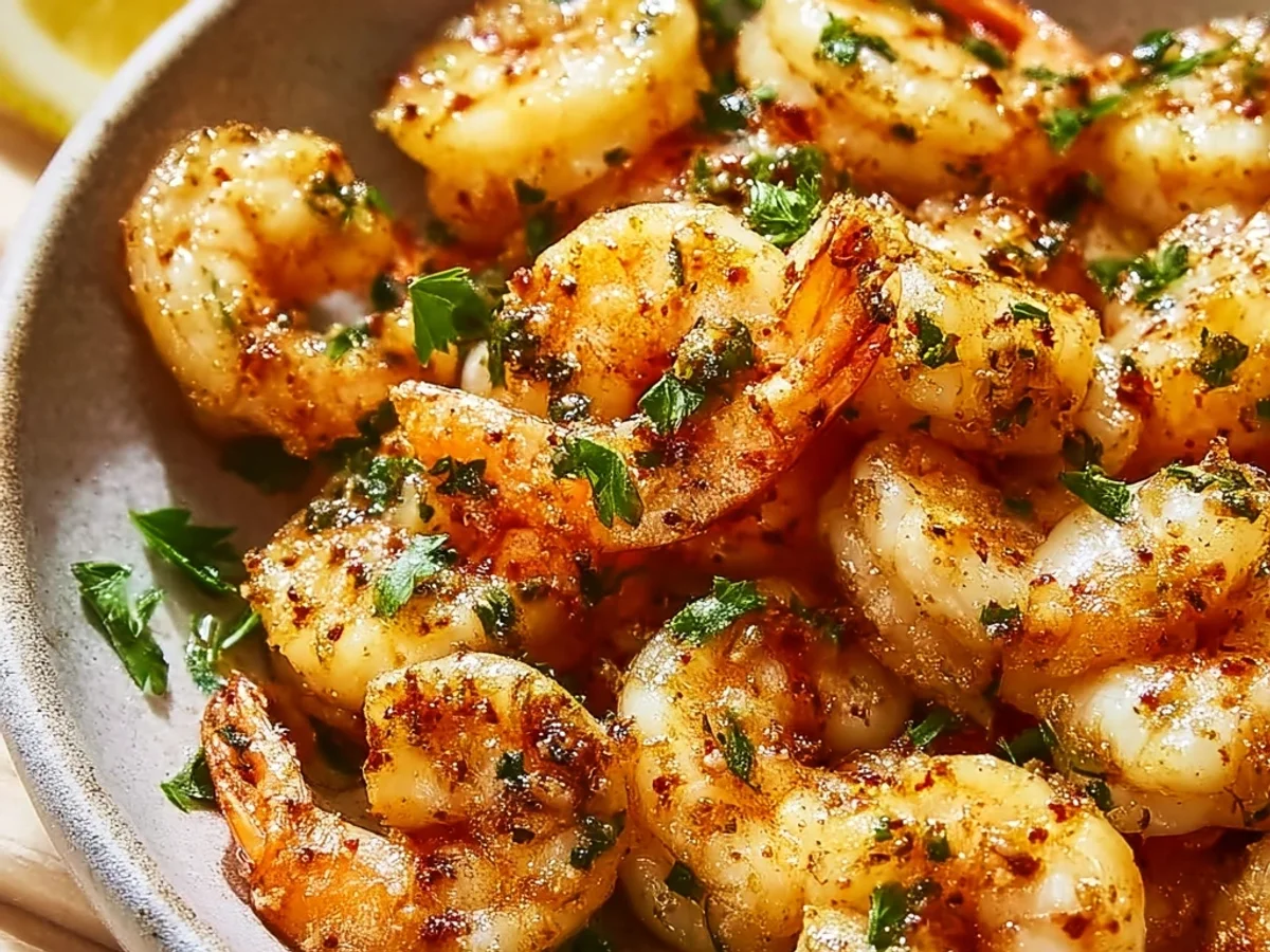 Crispy Garlic Butter Air Fryer Shrimp: Quick Bites - Image 1