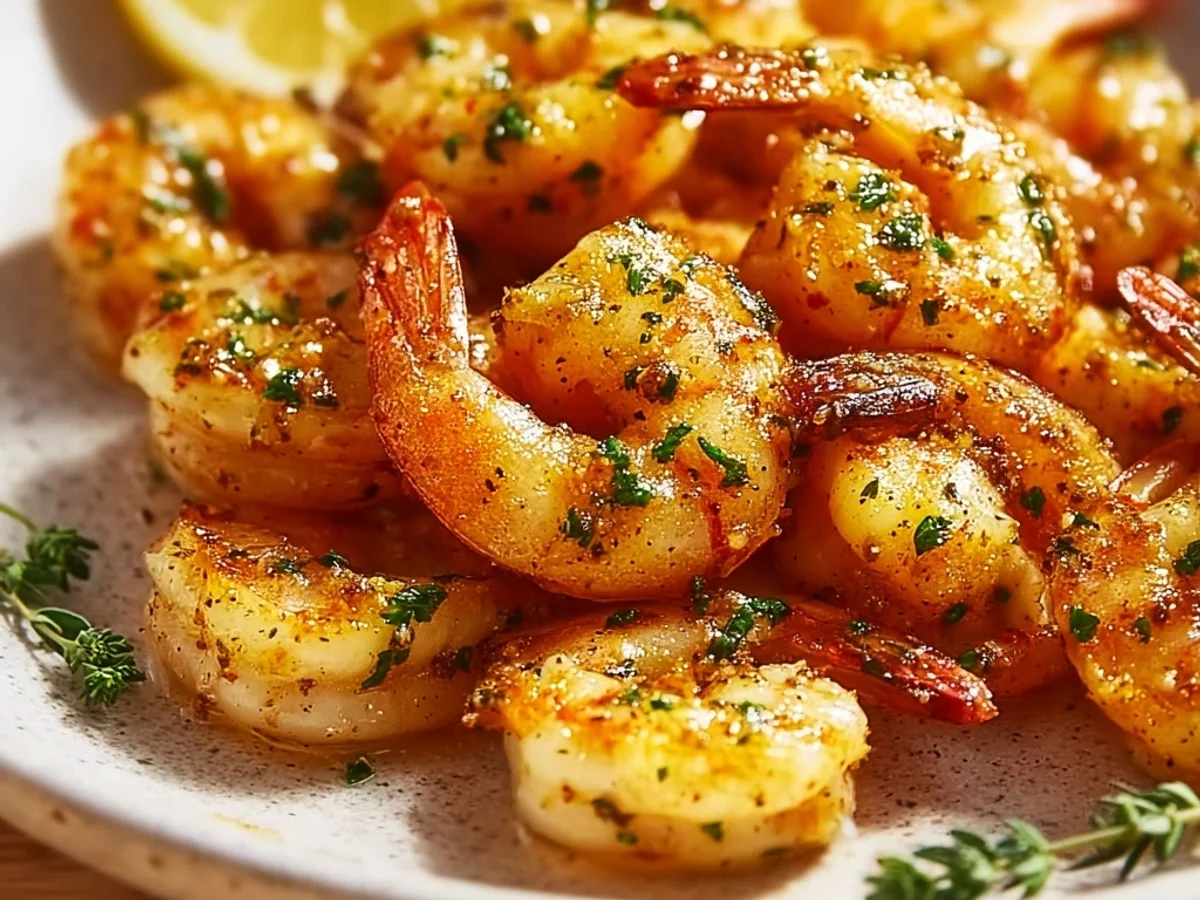 Crispy Garlic Butter Air Fryer Shrimp: Quick Bites - Image 2