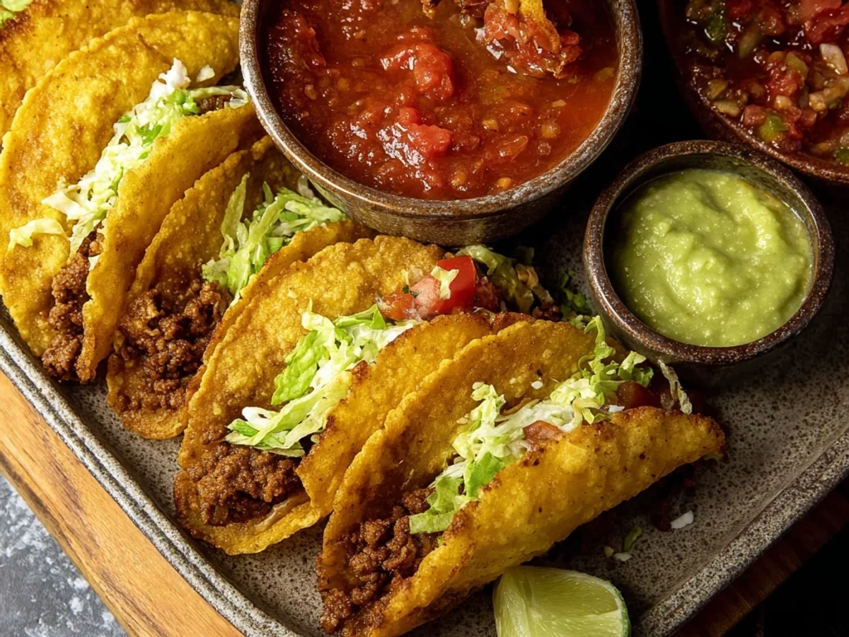 Crispy Ground Beef Tacos: Easy Weeknight Crunch - Image 2