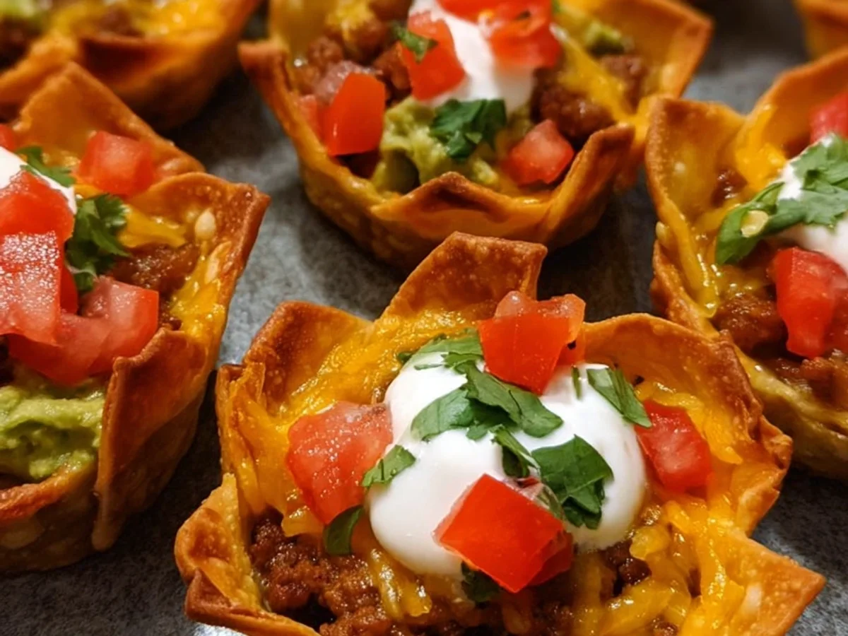 Crispy Taco Cups: Quick Game Day Appetizer - Image 2