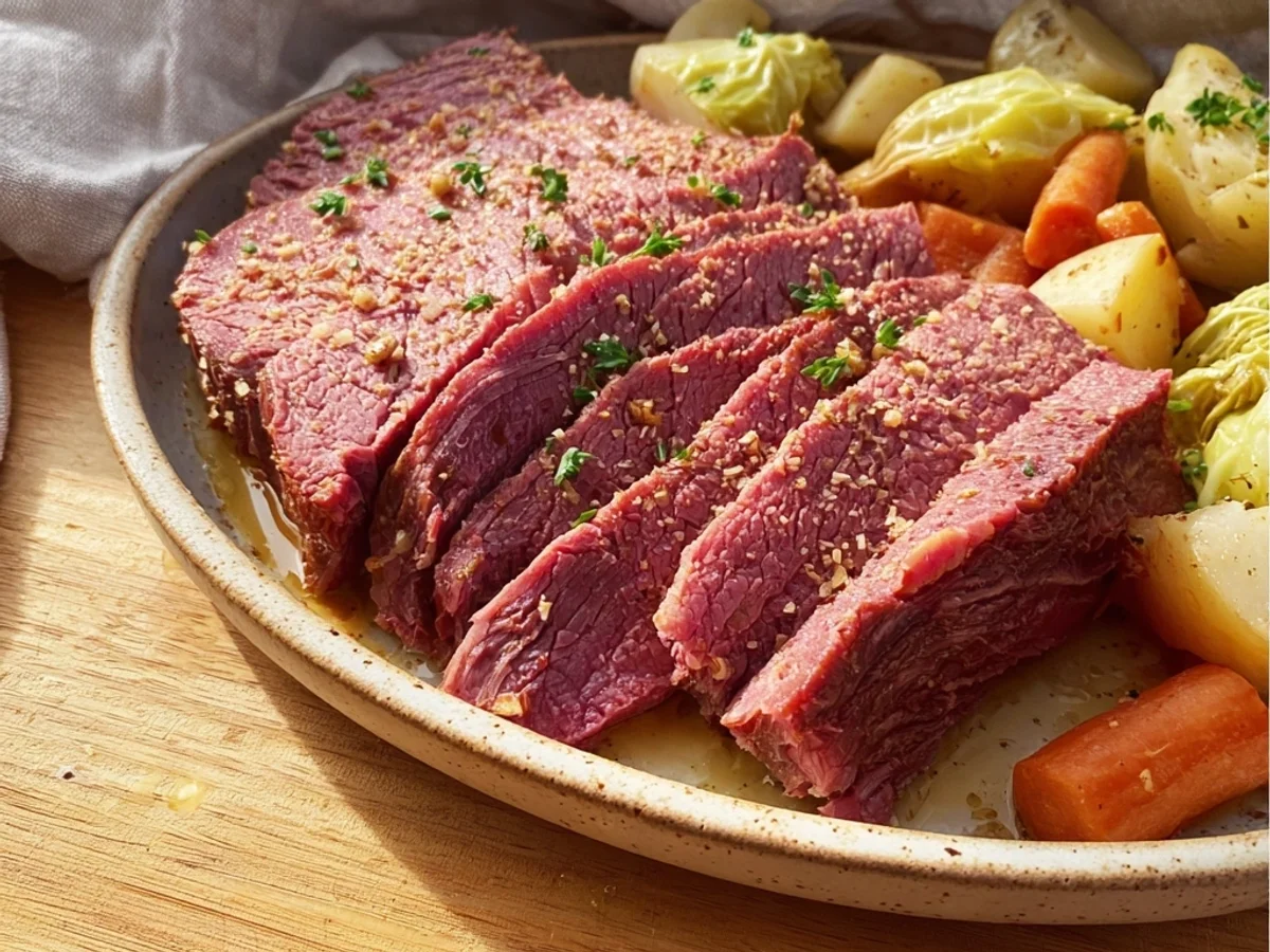 Crock Pot Corned Beef: Tender & Easy Meal - Image 1