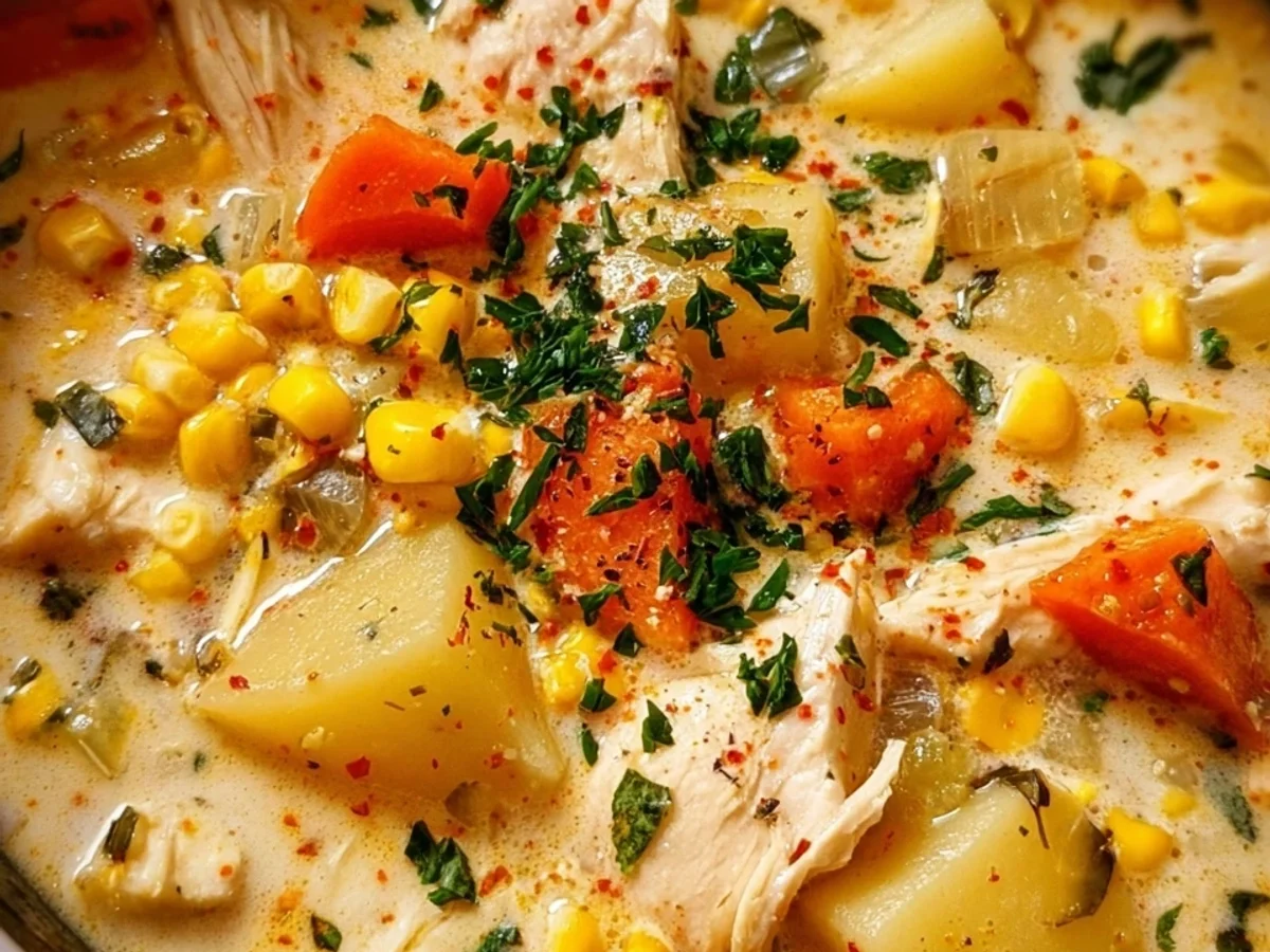 Crockpot Chicken Corn Chowder: Creamy & Easy Slow Cooker - Image 2