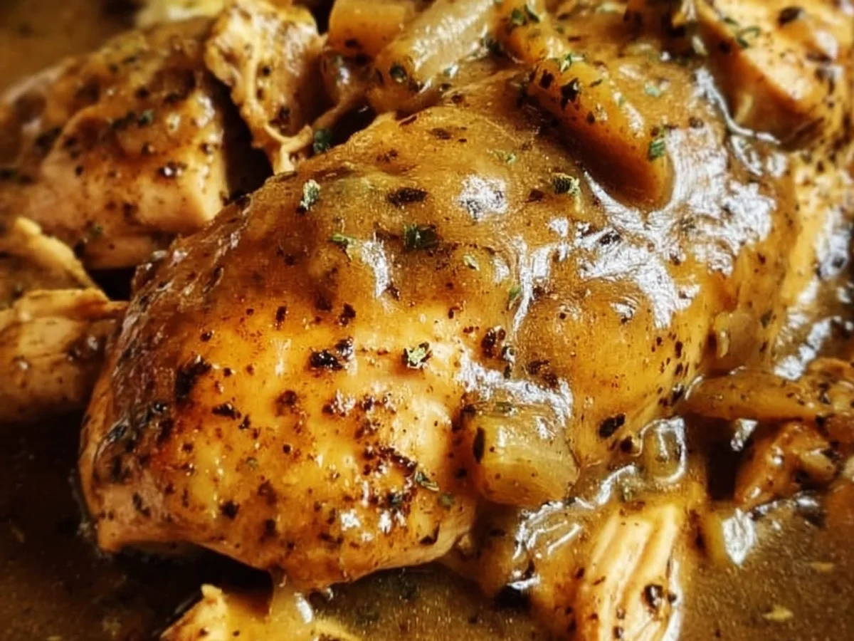 Crockpot Chicken & Gravy: Easy Slow Cooker Dinner - Image 1