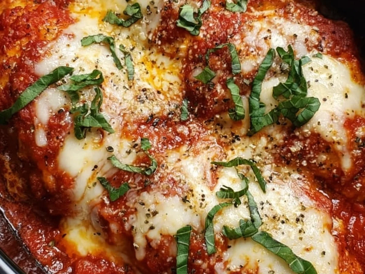 Crockpot Chicken Parmesan: Easy Slow Cooker Dinner - Image 1