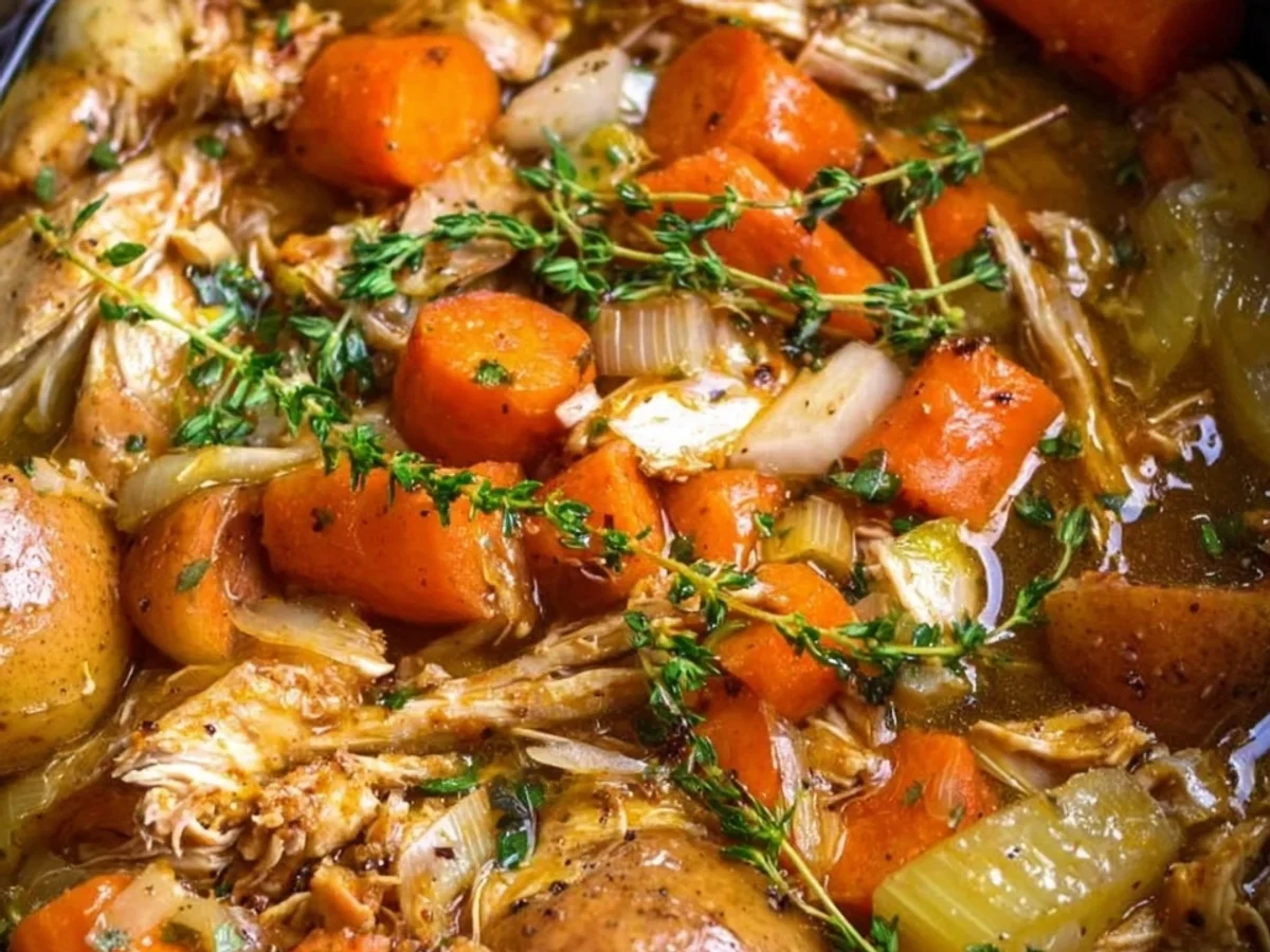 Crockpot Chicken Pot Roast: Easy Comfort Food Dinner - Image 1