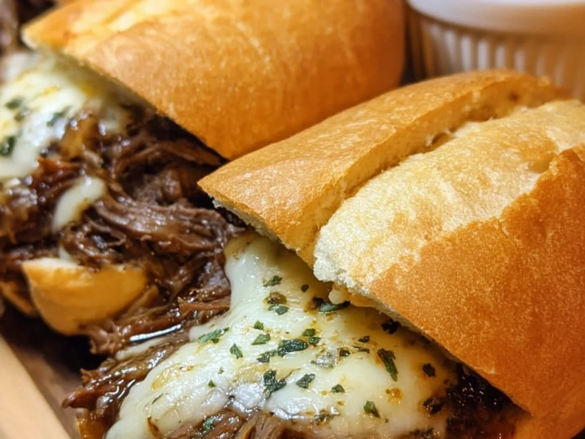 Crockpot French Dip Sandwiches: Easy Slow Cooker - Image 1