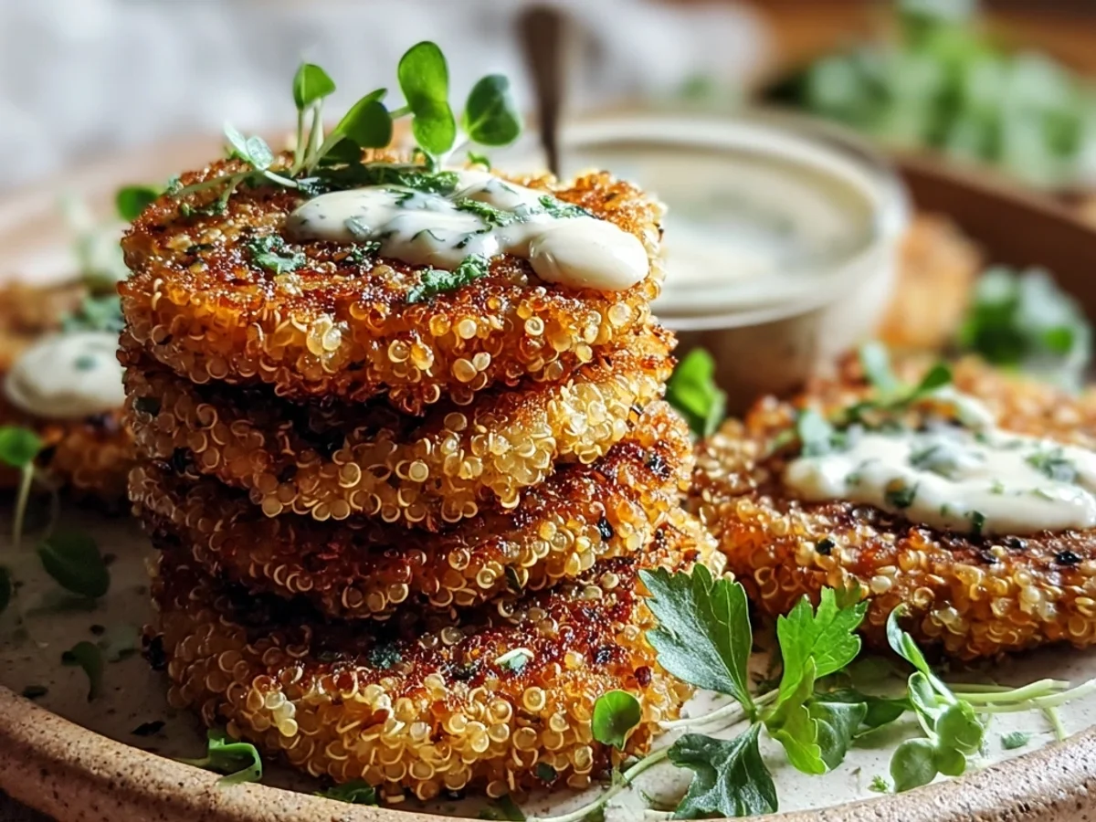 Crunchy Quinoa Veggie Patties: Easy Weeknight Meal - Image 1