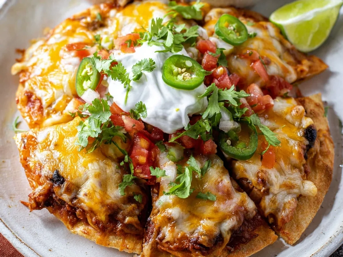 Easy Air Fryer Mexican Pizza Recipe: Crispy & Quick Dinners - Image 1