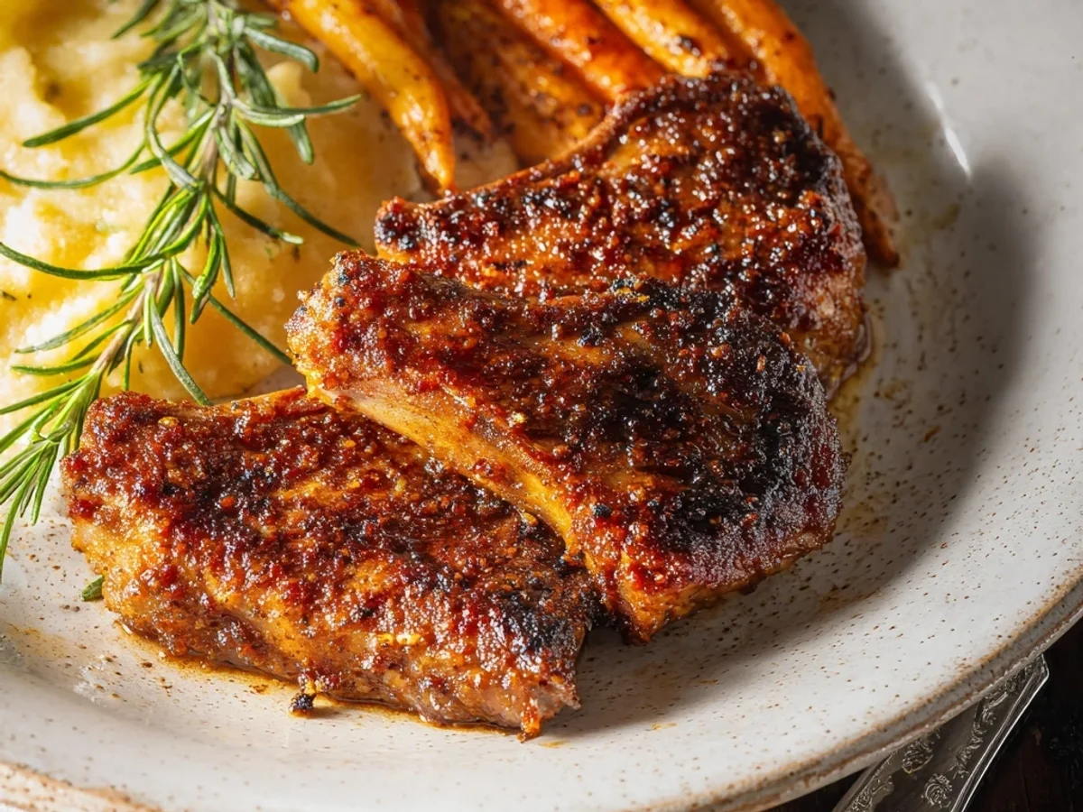 Easy Brown Sugar Lamb Chops: Oven Baked Delight - Image 1